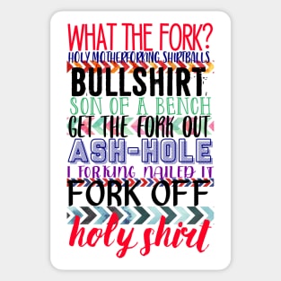 The Good Place curse words Sticker